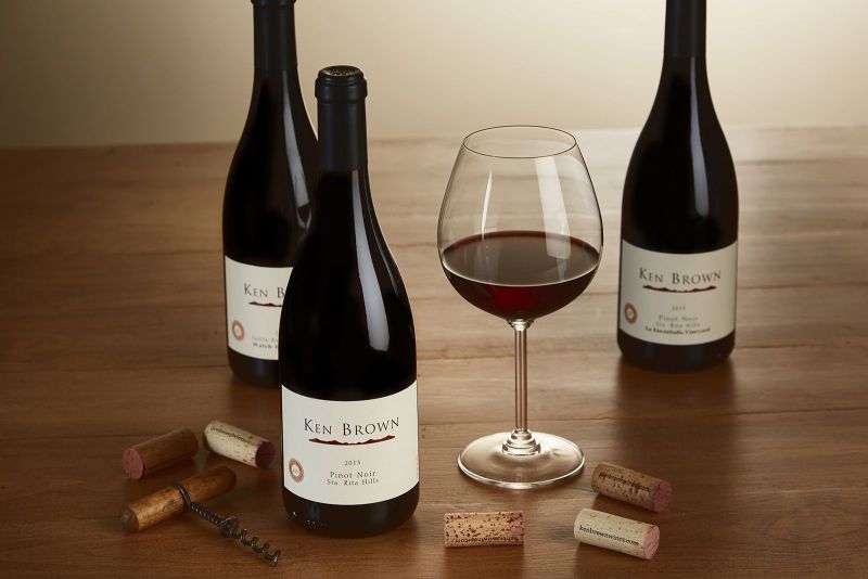 Ken Brown Winery. Buellton. Product Beauty Shot