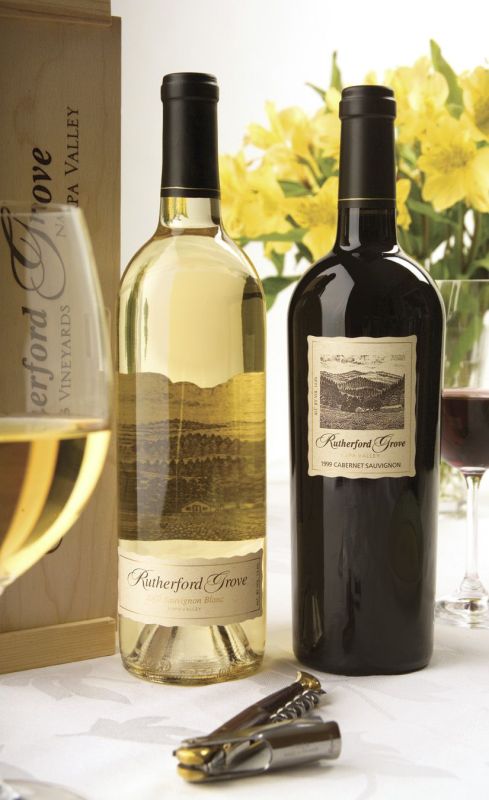 Rutherford Grove Winery, beauty shot.