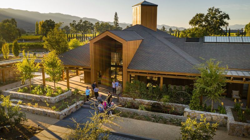 Cakebread Winery Aerial view